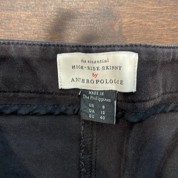 ANTHROPOLOGIE Black Women’s Pants Size 8 - Picture 5 of 6